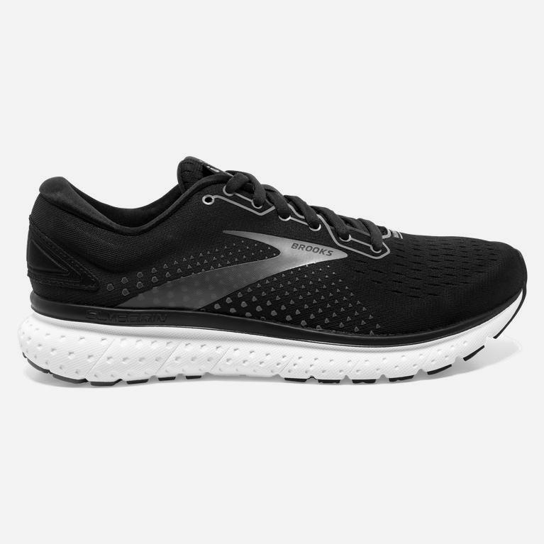 Brooks Glycerin 18 Road Løpesko Herre Tilbud - Svart/Hvite - Norge (KQB012546)